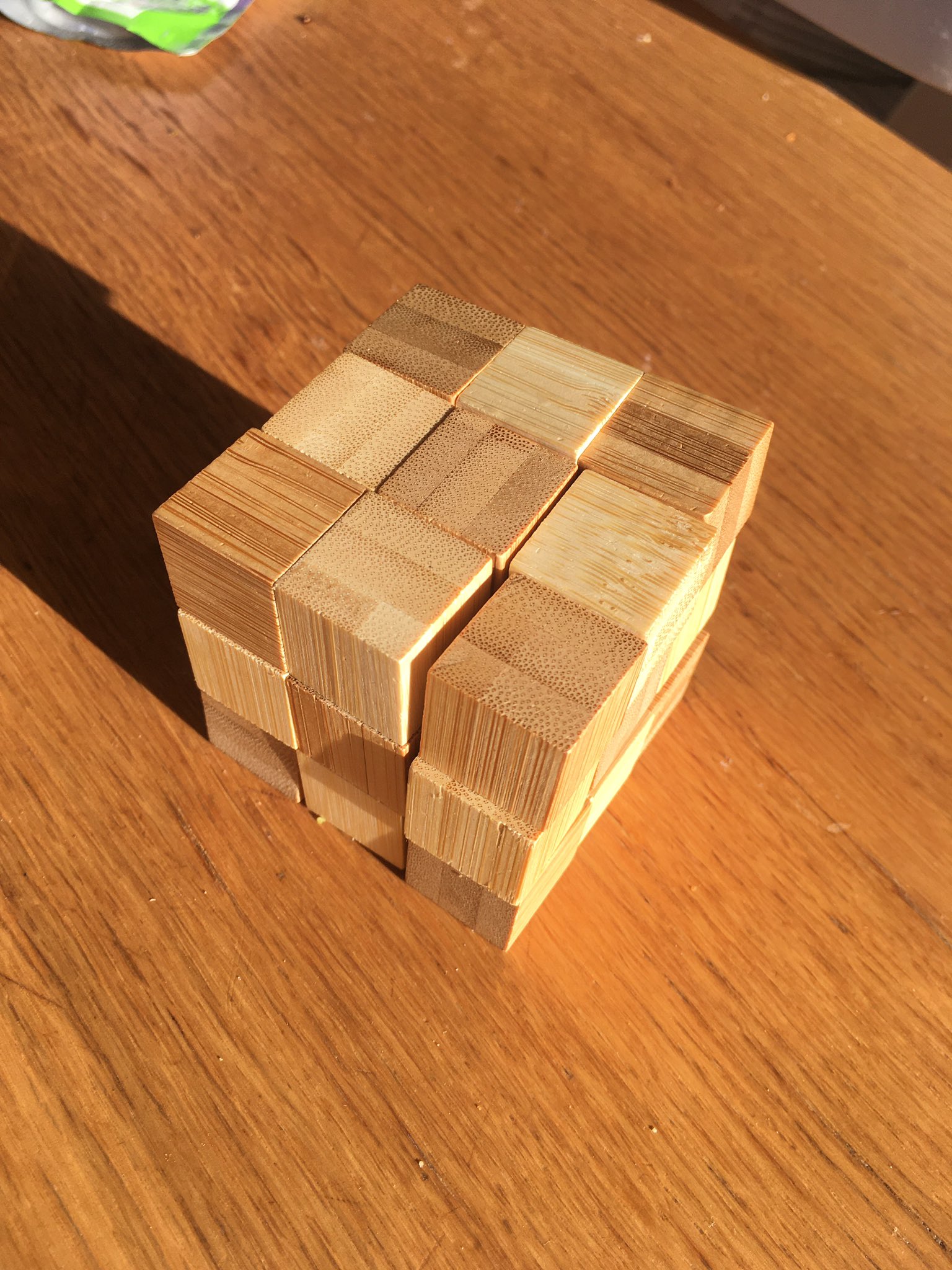 a folded snake cube